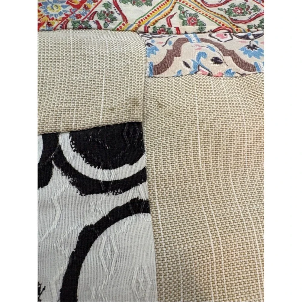 Handmade Vintage Patchwork Cotton Quilt